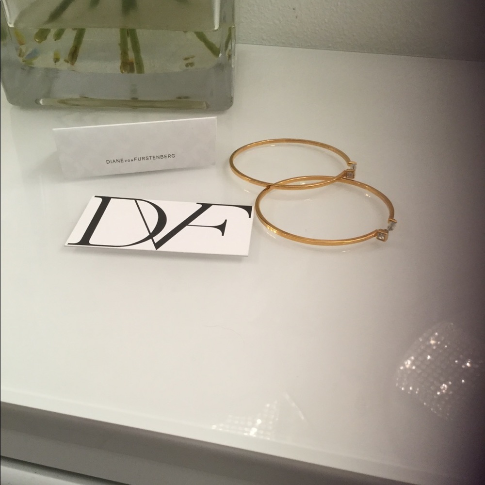 Diane von Furstenberg Hoop Earrings